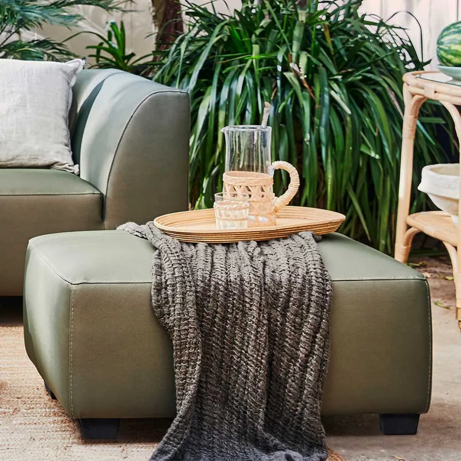 Kunstleder Polsterhocker 88x40x64 cm - Olterva^Wohnen Clearance