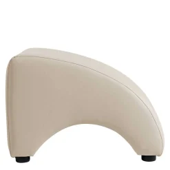 Wohnen Kunstleder Polstersessel in Cremefarben - Durango