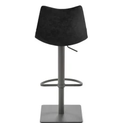 Kunstleder-Tresenstuhl in Schwarz - Derict^Wohnen Sale