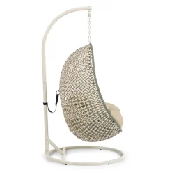Wohnen Kunstrattan Geflechtsessel hängend mit Gestell - Axinta