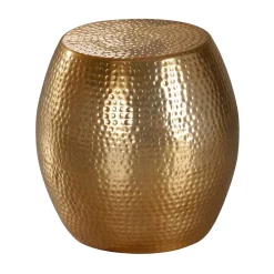 Lackierter Metall-Beistelltisch in Gold - Franc^Wohnen Best