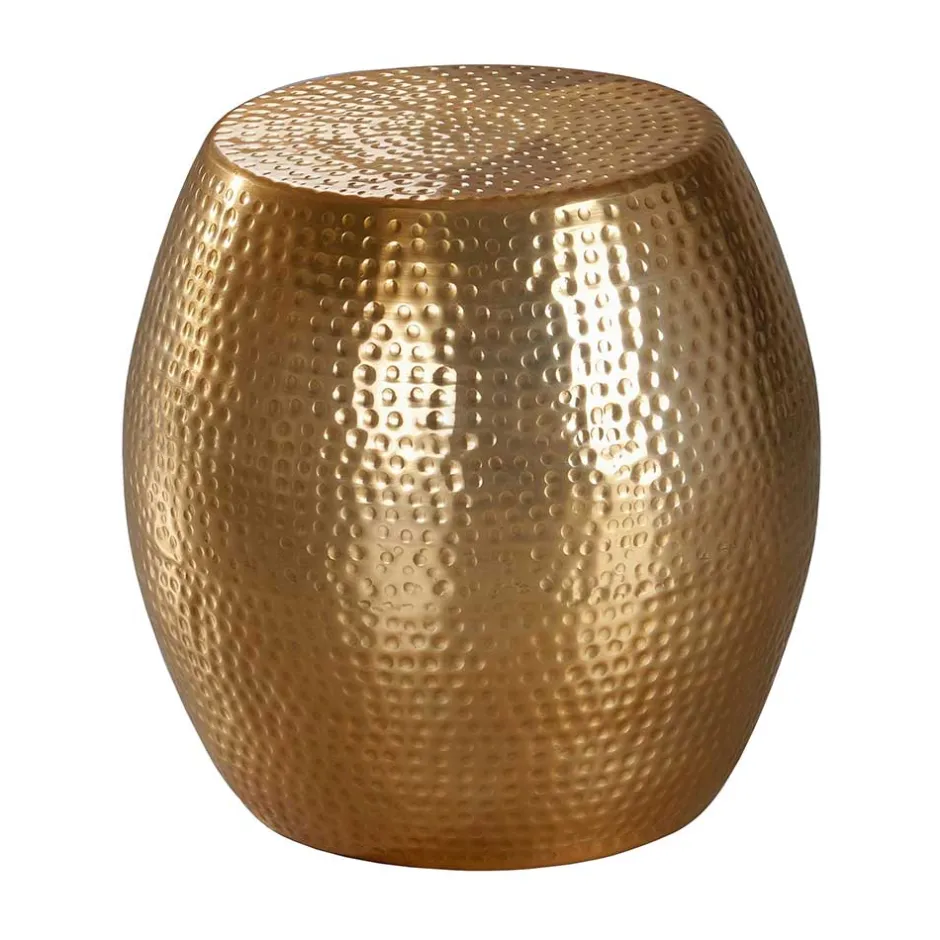 Lackierter Metall-Beistelltisch in Gold - Franc^Wohnen Best