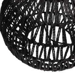 Lampenfuß aus Metall mit Papierkordel Geflecht - Notana^Wohnen Hot