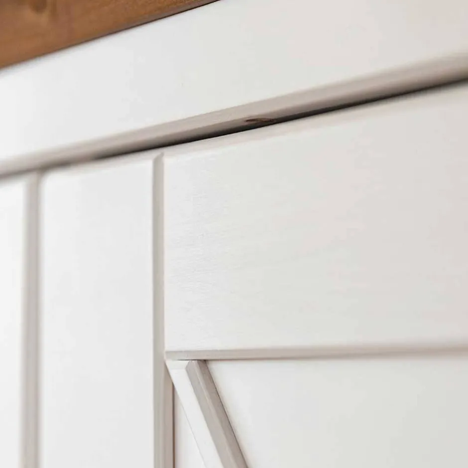 Wohnen Landhaus Anrichte aus Kiefer zweifarbig - Zalya