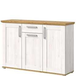 Landhaus Anrichte in Holzoptik Lärche Weiß - Tocella^Wohnen Best