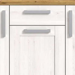 Landhaus Anrichte in Holzoptik Lärche Weiß - Tocella^Wohnen Best