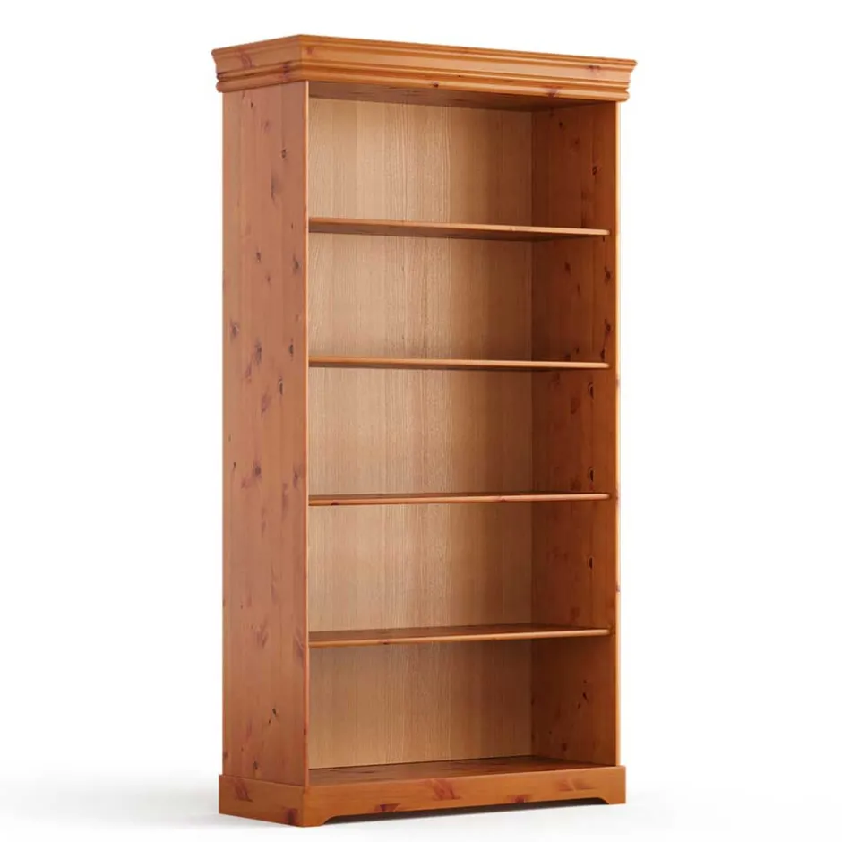 Landhaus Bücherregal aus Kiefer Massivholz - Lusanne^Wohnen New