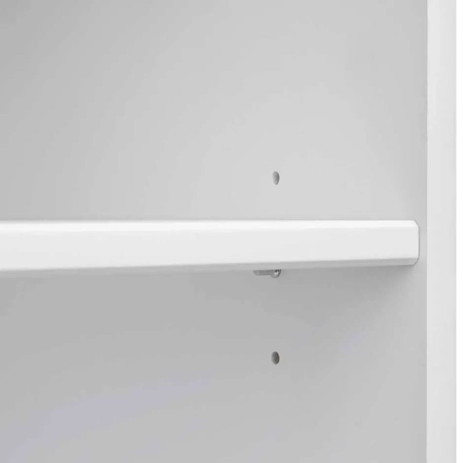 Landhaus Bücherregal in Weiß lackiert - Indico^Wohnen