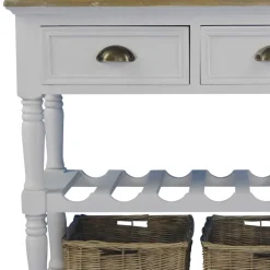 Wohnen Landhaus Beistelltisch Cultures in Weiß