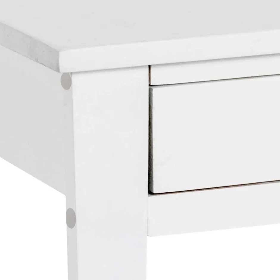 Landhaus Beistelltisch mit Schublade & Ablage - Spiritov^Wohnen Clearance