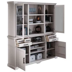 Wohnen Landhaus Buffetschrank in Weiß Kiefer gewachst - Curcay