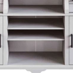 Wohnen Landhaus Buffetschrank in Weiß Kiefer gewachst - Curcay