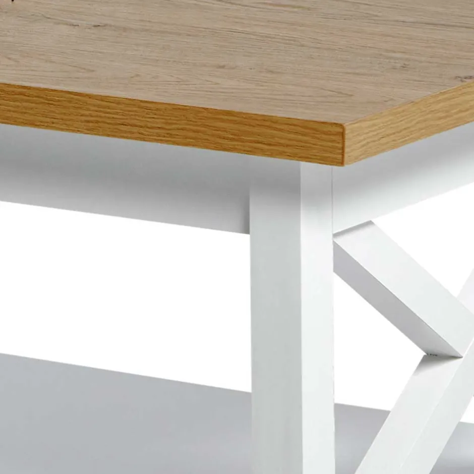 Landhaus Couchtisch mit Ablagboden - Ristina^Wohnen Clearance