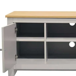 Landhaus Fernseher Unterschrank in Grau & Eiche - Poliesti^Wohnen Online
