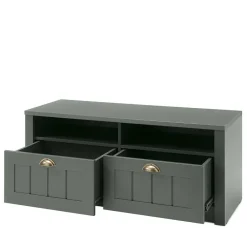 Wohnen Landhaus Flur Bank in Dunkelgrün - Niestov