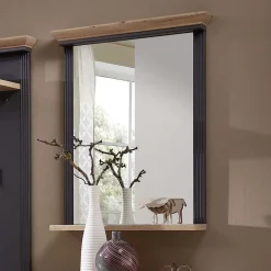 Landhaus Flurspiegel in Dunkelgrau - Thumbs^Wohnen Online
