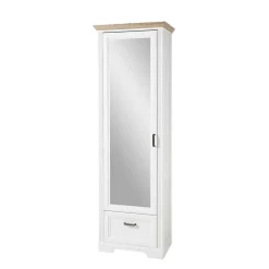 Wohnen Landhaus Garderoben Set in Weiß - Nurelcas (fünfteilig)