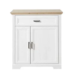 Wohnen Landhaus Garderoben Set in Weiß - Nurelcas (fünfteilig)