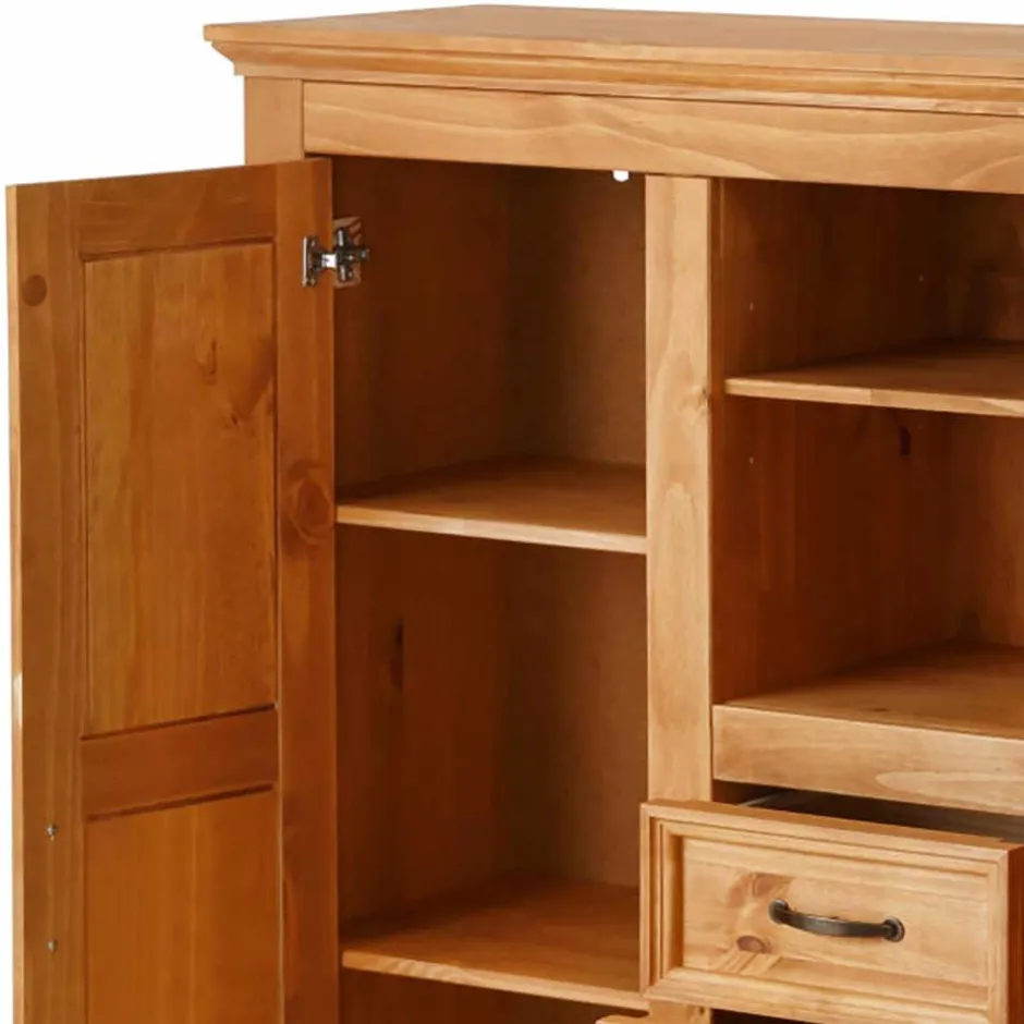 Landhaus Highboard aus Kiefer Massivholz - Major^Wohnen Hot