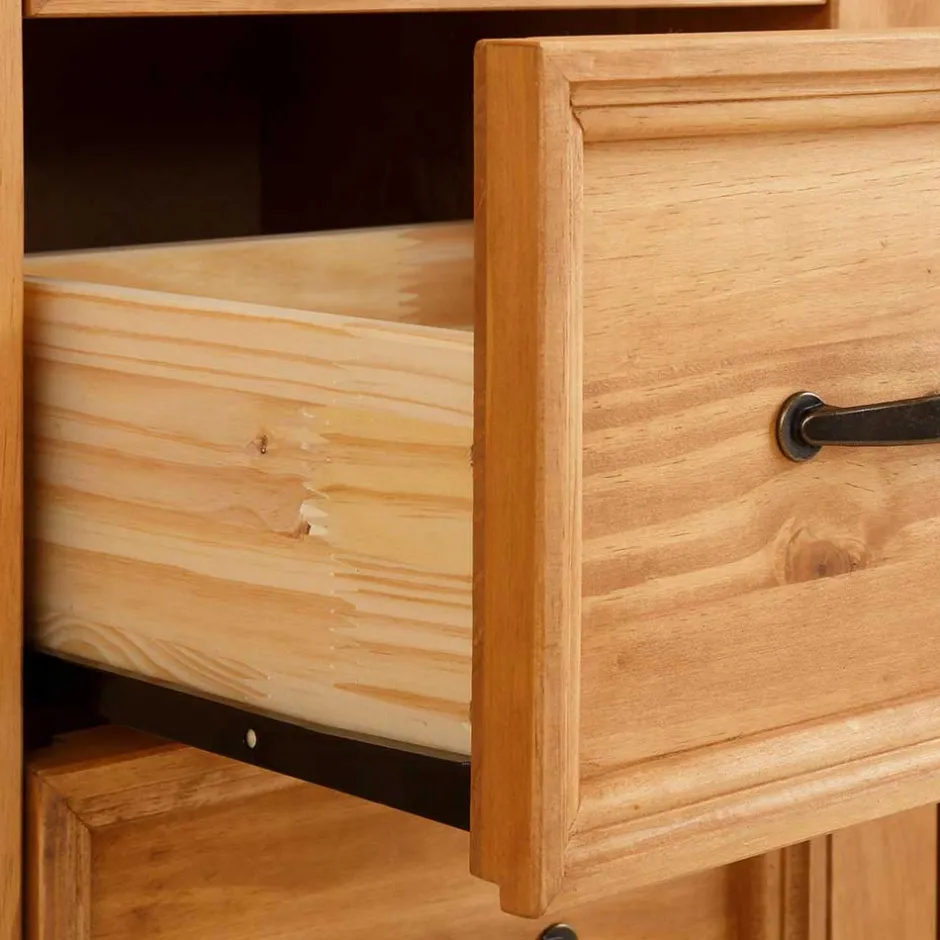 Landhaus Highboard aus Kiefer Massivholz - Major^Wohnen Hot