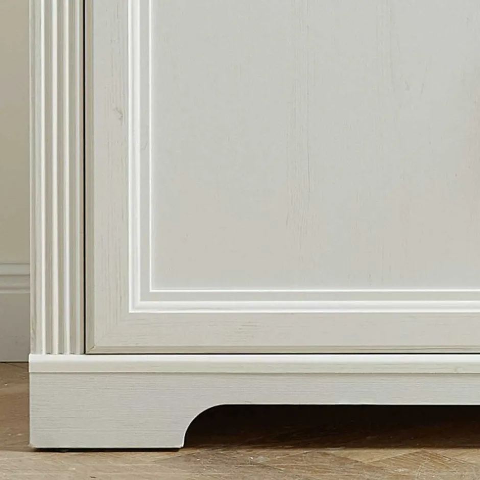 Landhaus Highboard beleuchtet - Sinolita^Wohnen Discount