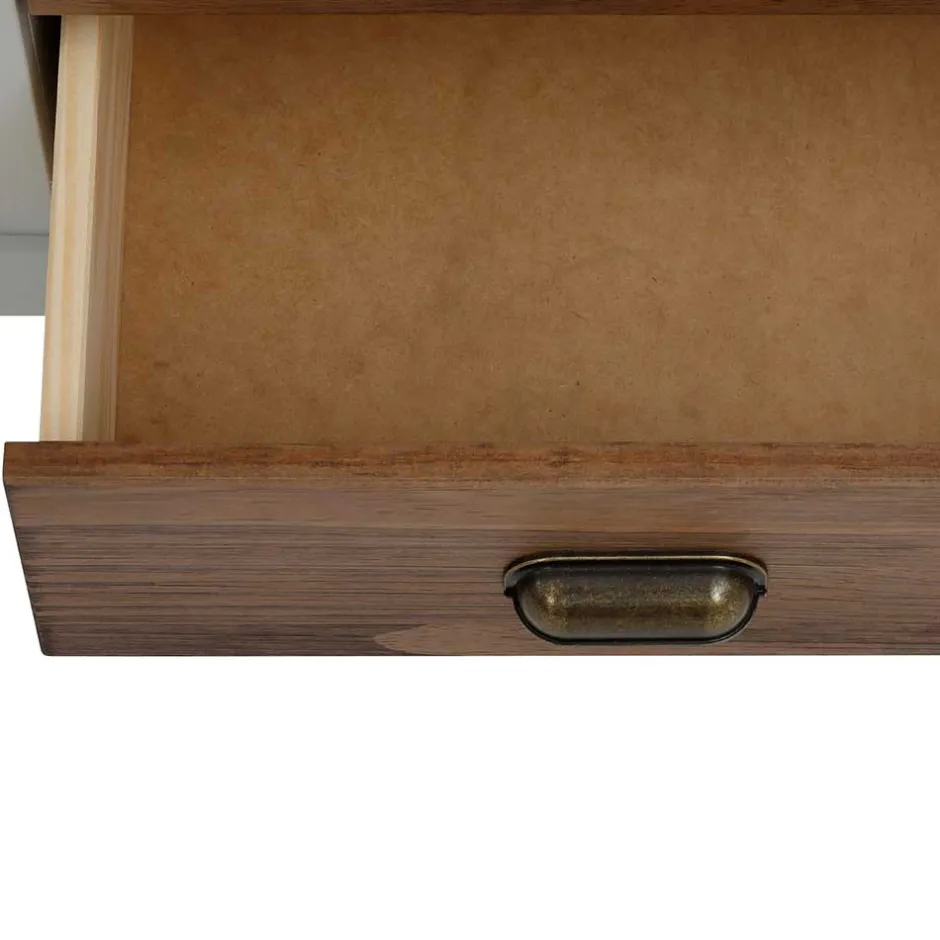 Landhaus Highboard in Holz Braun und Grau - Veproma^Wohnen Online