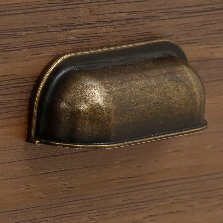 Landhaus Highboard in Holz Braun und Grau - Veproma^Wohnen Online