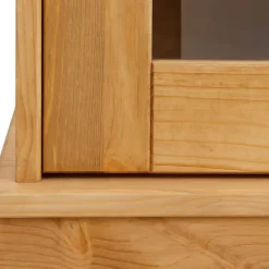 Wohnen Landhaus Highboard Vitrine aus Kiefer - Goro