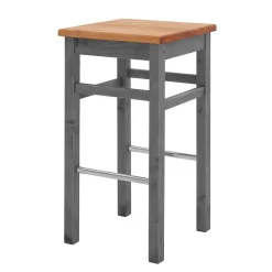 Landhaus Hochtisch und Barhocker Set - Ziamora (dreiteilig)^Wohnen Sale