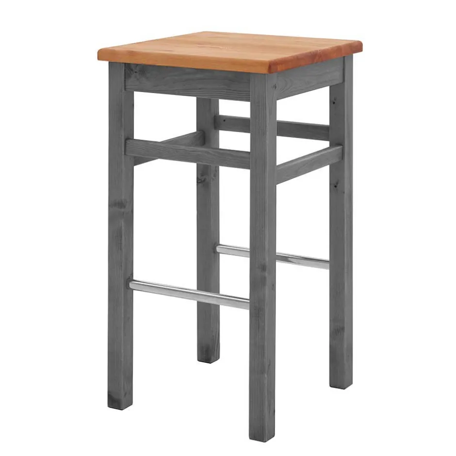 Landhaus Hochtisch und Barhocker Set - Ziamora (dreiteilig)^Wohnen Sale