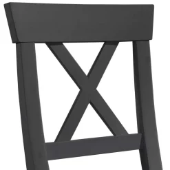 Wohnen Landhaus Holz Essgruppe in Grau - Ustricia (siebenteilig)