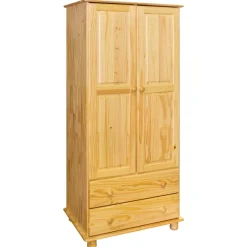 Landhaus Holz Kleiderschrank mit Kugelfüßen - Kascanu^Wohnen Best