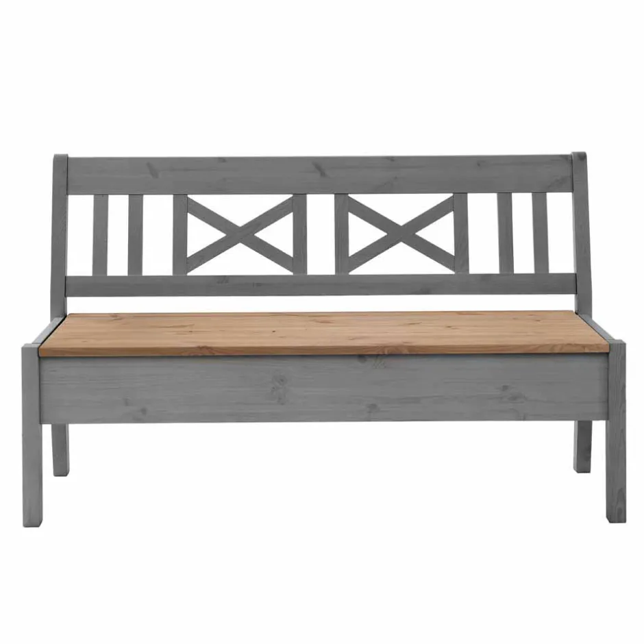 Wohnen Landhaus Holzbank Jytte drei Sitzplätze