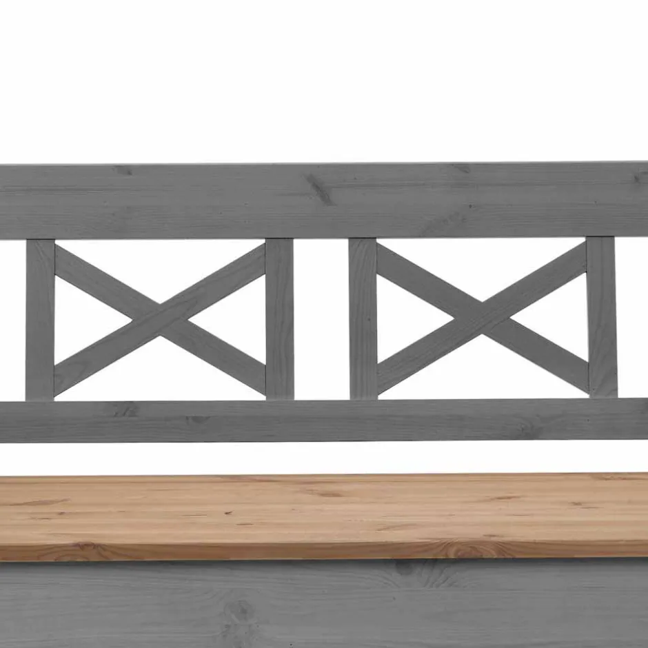 Wohnen Landhaus Holzbank Jytte drei Sitzplätze