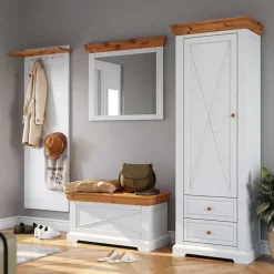 Wohnen Landhaus Holztruhe aus Kiefer Massivholz - Saluts