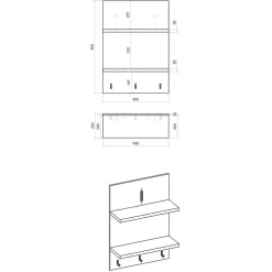 Landhaus Küchenregal für die Wandmontage - Eture^Wohnen Hot