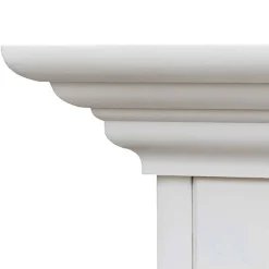 Wohnen Landhaus Kleiderschrank in Weiß lackiert - Indico