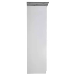 Wohnen Landhaus Kleiderschrank in Weiß und Kiefer Grau - Caneon