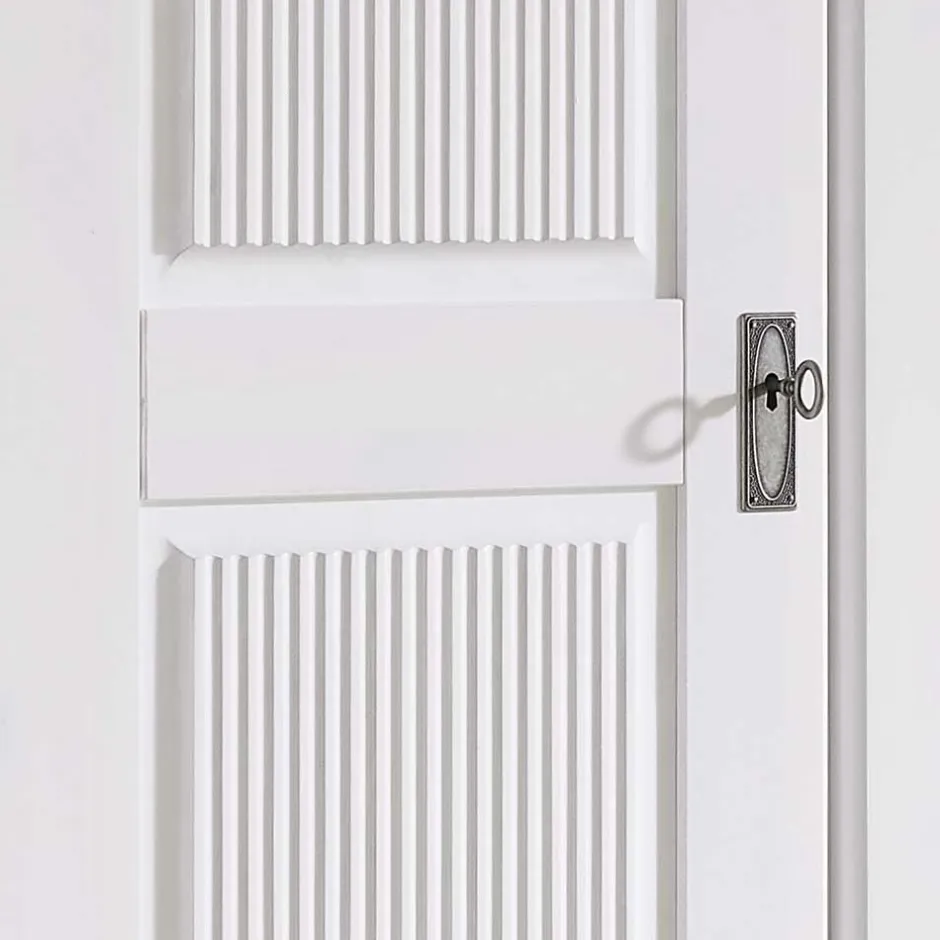 Wohnen Landhaus Kleiderschrank in Weiß und Kiefer Grau - Caneon