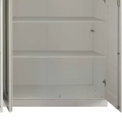 Wohnen Landhaus Kleiderschrank in Weiß und Kiefer Grau - Caneon