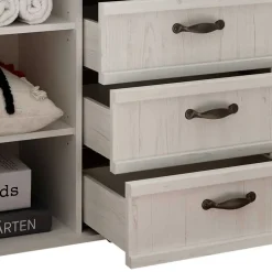 Landhaus Kombi-Kommode in Weiß - Malvissa^Wohnen Clearance