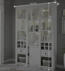 Wohnen Landhaus Kombiregal in Weiß Touchwood - Chelles