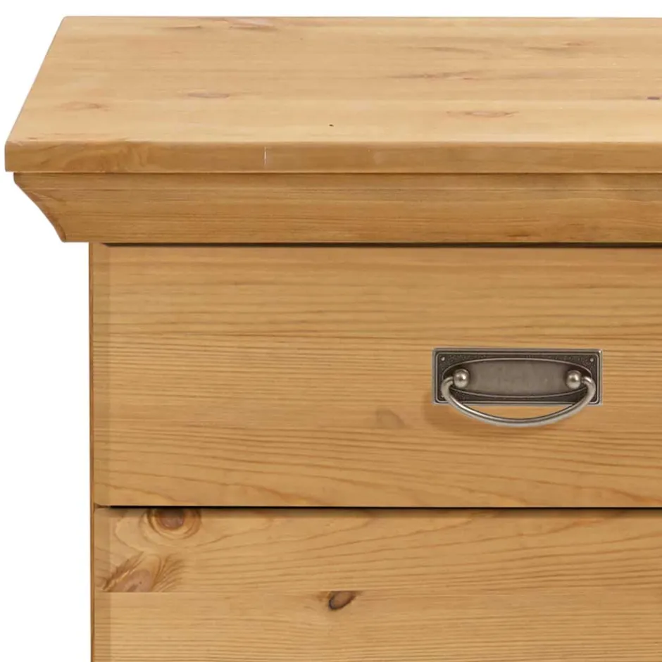 Wohnen Landhaus Nachtkommode in Kiefer Lauge - Piatra