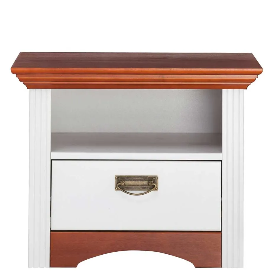 Wohnen Landhaus Nachttisch zweifarbig - Beapta