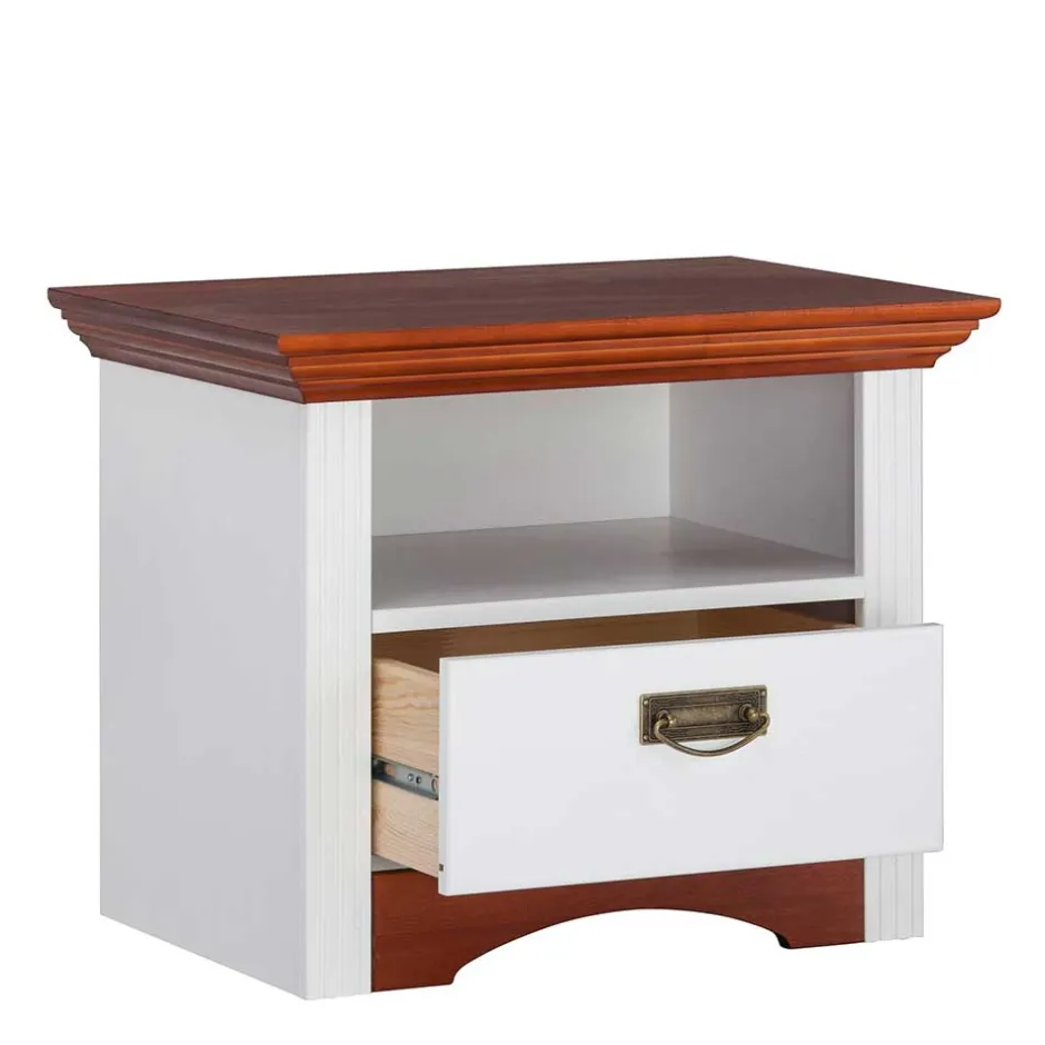 Wohnen Landhaus Nachttisch zweifarbig - Beapta