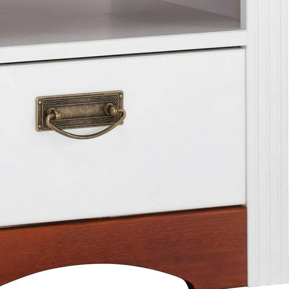 Wohnen Landhaus Nachttisch zweifarbig - Beapta