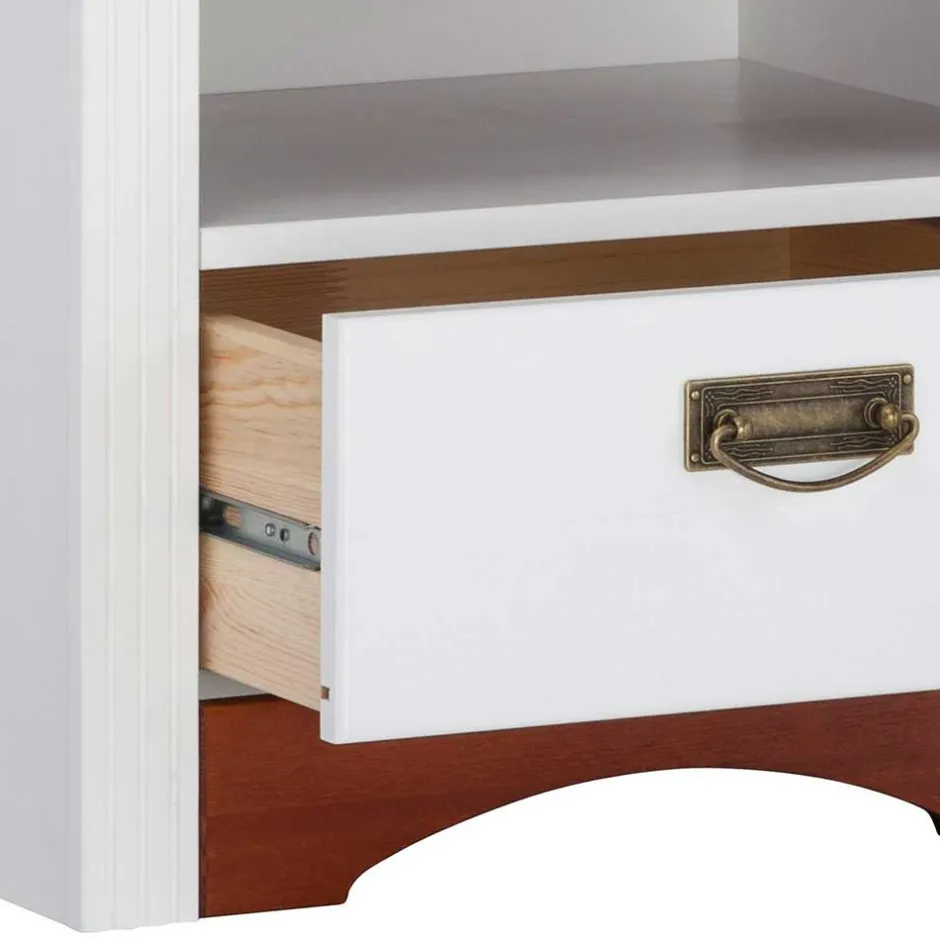 Wohnen Landhaus Nachttisch zweifarbig - Beapta