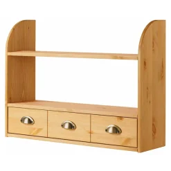 Wohnen Landhaus Regal mit 2 Ablagen & 3 Schubladen - Zimoni