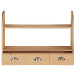 Wohnen Landhaus Regal mit 2 Ablagen & 3 Schubladen - Zimoni