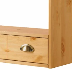 Wohnen Landhaus Regal mit 2 Ablagen & 3 Schubladen - Zimoni